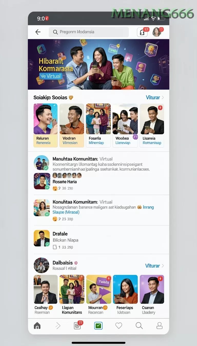Cuplikan layar HOKITIME — menu navigasi