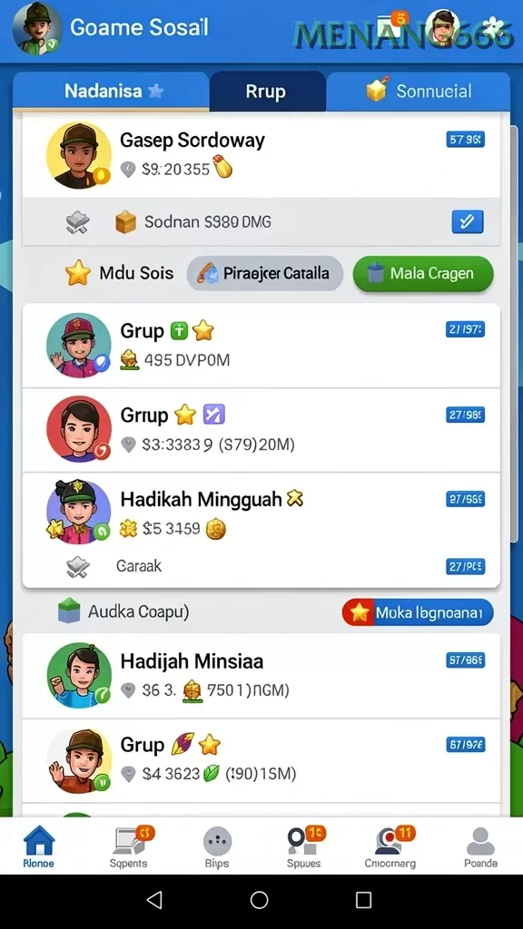 Cuplikan layar HOKITIME — aktivitas