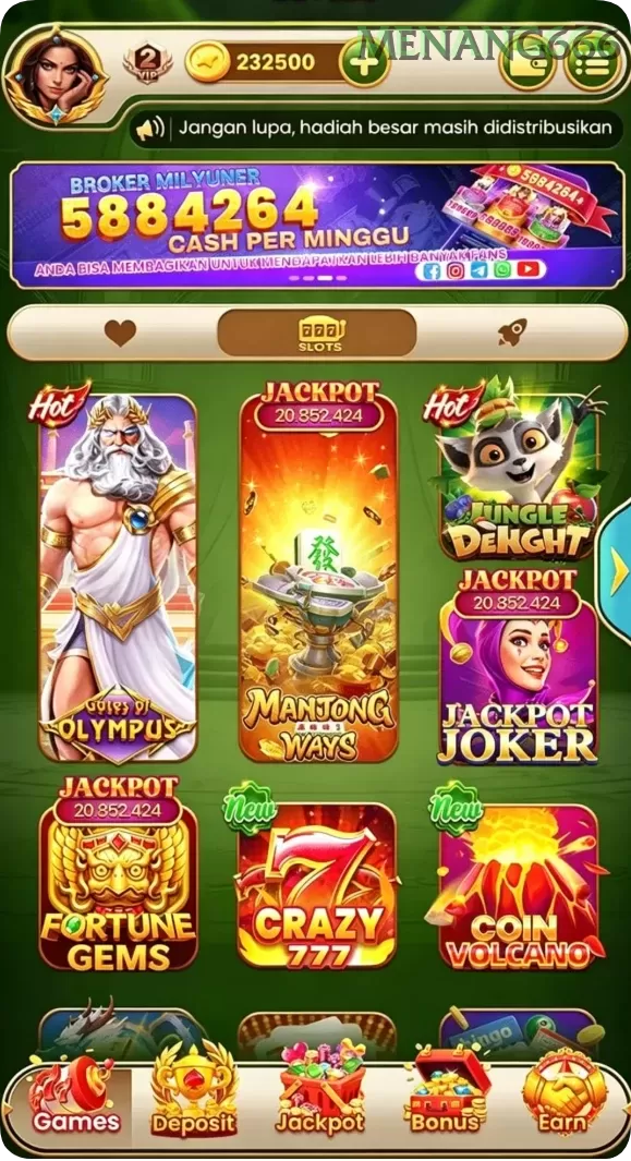 Cuplikan layar PRG007 — aktivitas