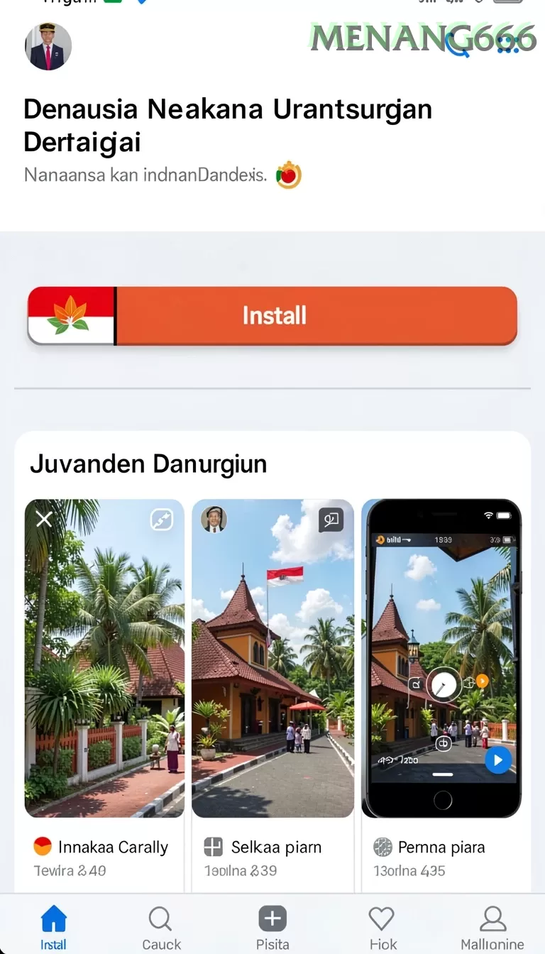 Cuplikan layar JAGOLEDAK — halaman utama